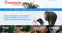 Desktop Screenshot of cinemazoo.com