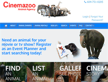 Tablet Screenshot of cinemazoo.com